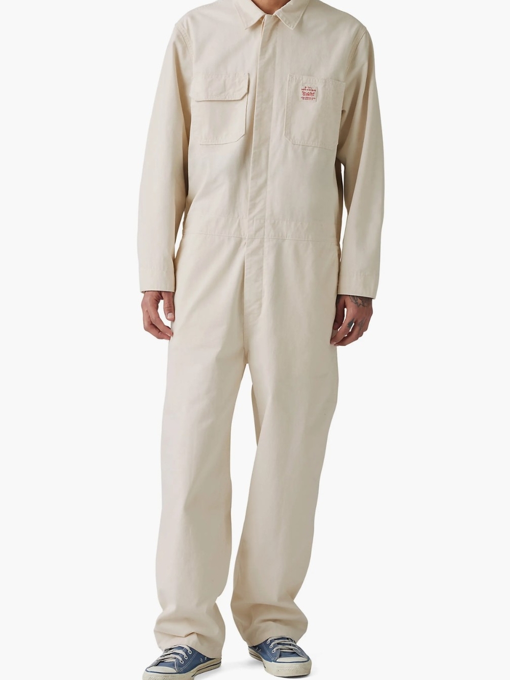 Levi's Strauss & Co. Loose Fit Men's Cream Workwear Coverall Pants